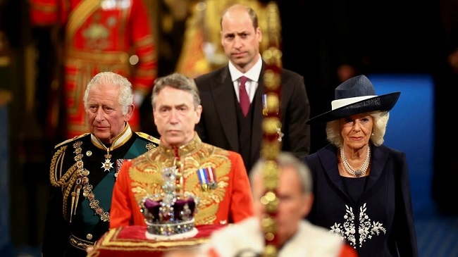 Prince Charles stands in for Queen Elizabeth II at UK parliament opening
