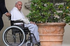 Francis on wheelchair Vatican and the deep divide: Pope Francis under increasing pressure
