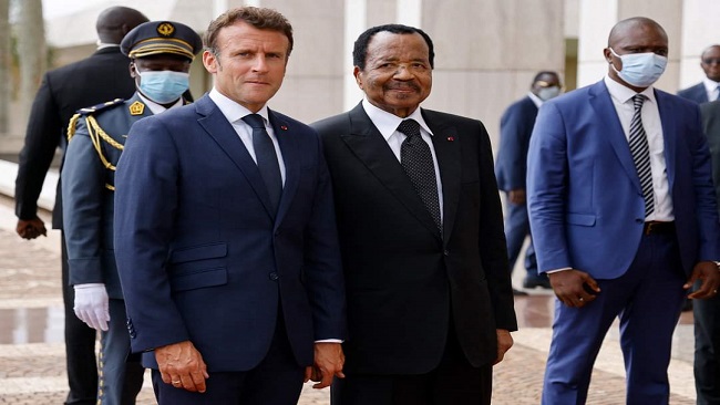 Yaoundé: Macron meets the despot who has been in power since when he was five years old
