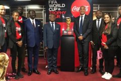 Biya’s Anglophone Secretary receives FIFA World Cup trophy