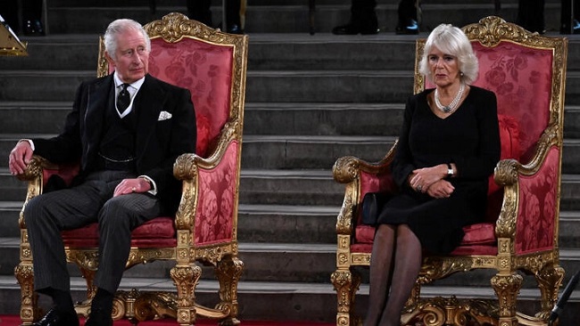King Charles cites Elizabeth II’s ‘example of selfless duty’ in address to parliament