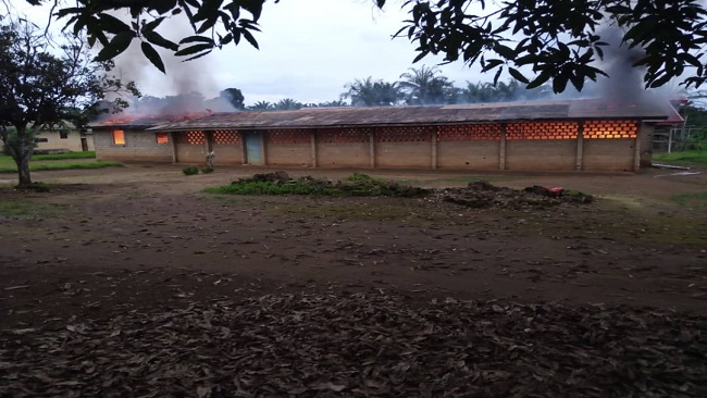 Southern Cameroons Crisis: Roman Catholic Church set ablaze in suspected Amba raid on Manyu village