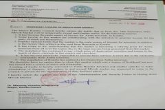 Dr Mborong Press release Pro Yaoundé Mayor shuts down Mbveh market in Bui County