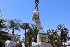 Removal of German colonial-era statue met with cheers in Namibia