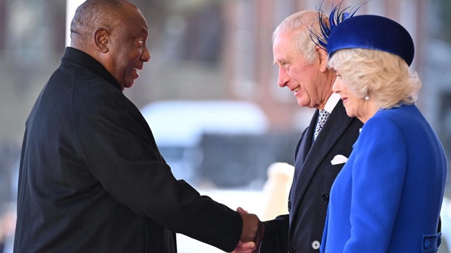 South Africa’s Ramaphosa starts Charles III’s first state visit as king