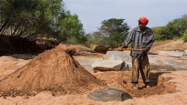 Sand Miners in Muyuka reject the introduction of technology