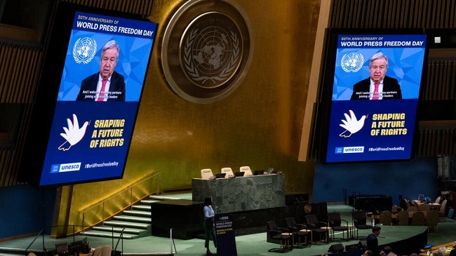 UN rings the alarm on diminishing global press freedoms