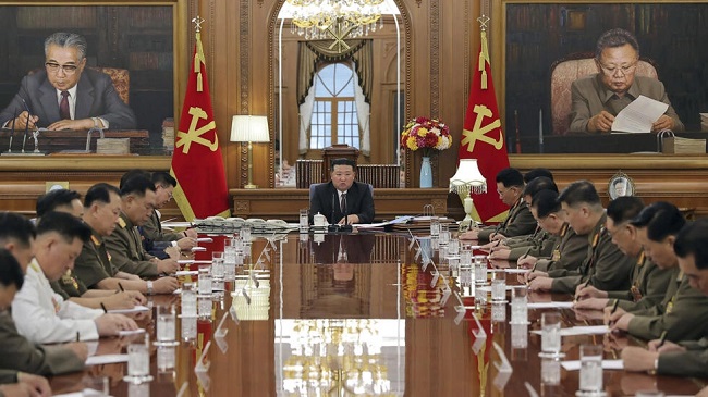 North Korean leader Kim dismisses top general, calls for war preparations