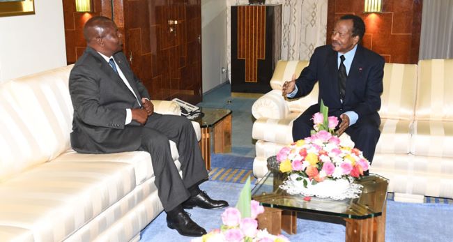 CAR President Faustin meets Biya, says Yaoundé will not be a target of Wagner forces