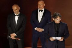 glazer (right) Oscars: Jonathan Glazer makes Gaza statement in speech
