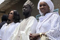Two First Ladies at presidential palace in a Senegal first