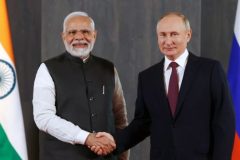 Modi and Putin India’s Modi meets Putin on first Russia visit since Ukraine offensive