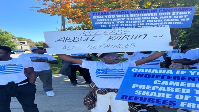 Canada: Southern Cameroons protesters demand end to Biya regime
