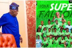 Tinubu receives Nigerian women’s team after Africa Cup victory