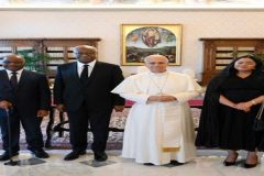 Rome: Philémon Yang meets Pope Leo XIV