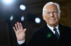Italian designer Giorgio Armani dies