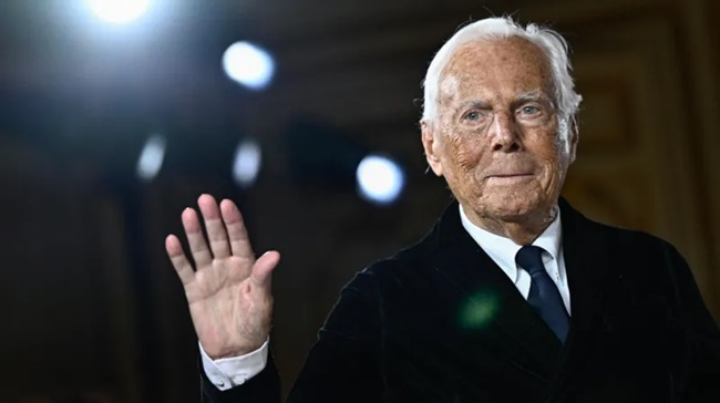 Italian designer Giorgio Armani dies