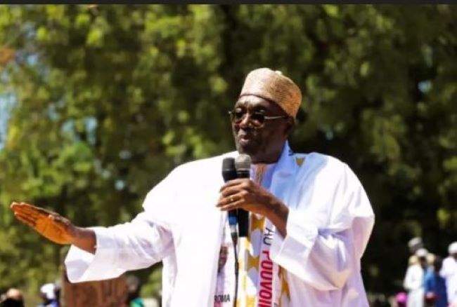President-elect Issa Tchiroma in Gambia after fleeing for his safety