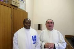 Pray for him: Fr John Tatah was one of several priests abducted but remains the only one being held captive