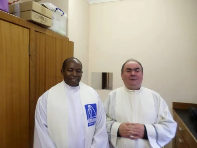 Pray for him: Fr John Tatah was one of several priests abducted but remains the only one being held captive