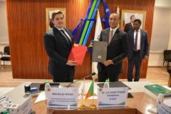 Douala Port officials Douala Port signs XAF40bn rail concession to upgrade logistics