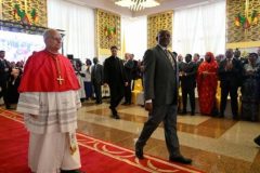 Pope Leo inside Etoudi Yaoundé: Pope Leo says peace must not be reduced to a slogan