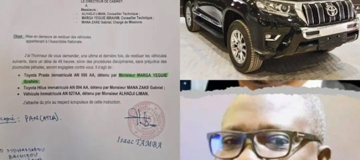 Yaoundé: National Assembly gives former speaker’s son 2 days to return official vehicle