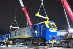 Douala: Locomotives for Minim Martap Bauxite Project arrive from China
