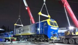 Douala: Locomotives for Minim Martap Bauxite Project arrive from China