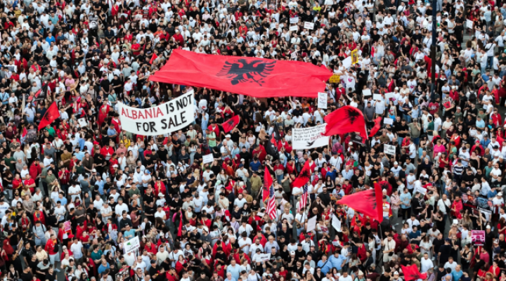 Albanian protests enter 17th day over Trump-linked luxury resort project