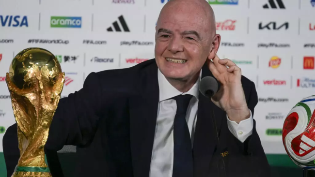 Infantino Infantino defends World Cup ticket prices, dismisses referee US entry dispute