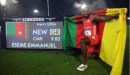 Commonwealth Games: Emmanuel Eseme wins 100m gold in record 9.83 seconds