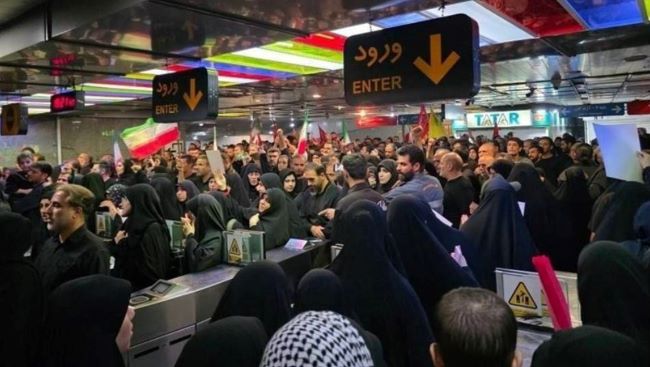 Tehran: 7 million metro journeys recorded during Ayatollah Khamenei funeral