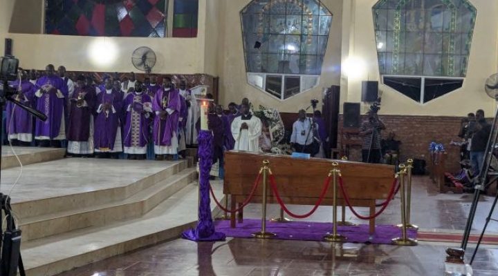 Bishop Francis Lysinge laid to rest today