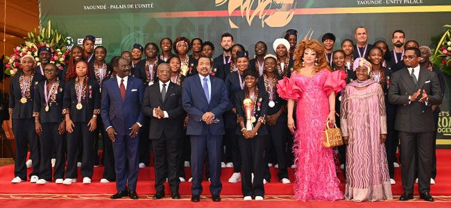 Biya and the girls Biya uses Lionesses’ AFCON victory to rally youth around perseverance
