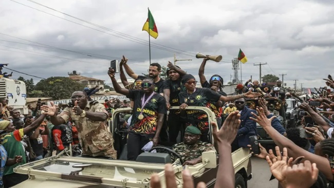 Lionneses back in town Cameroon celebrates as WAFCON winners return home