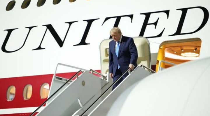 Trump secretly switched aircraft in Turkey over ‘Iranian threat’