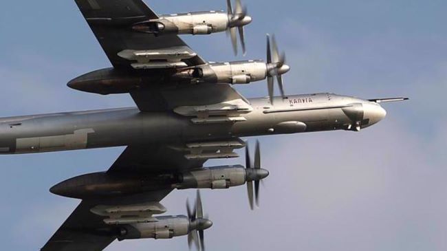 Russia Tu-95 bomber Russian Tu-95 strategic bomber crashes, 6 crew killed