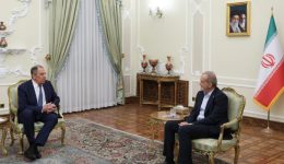Russian Foreign Minister Sergei Lavrov in Tehran